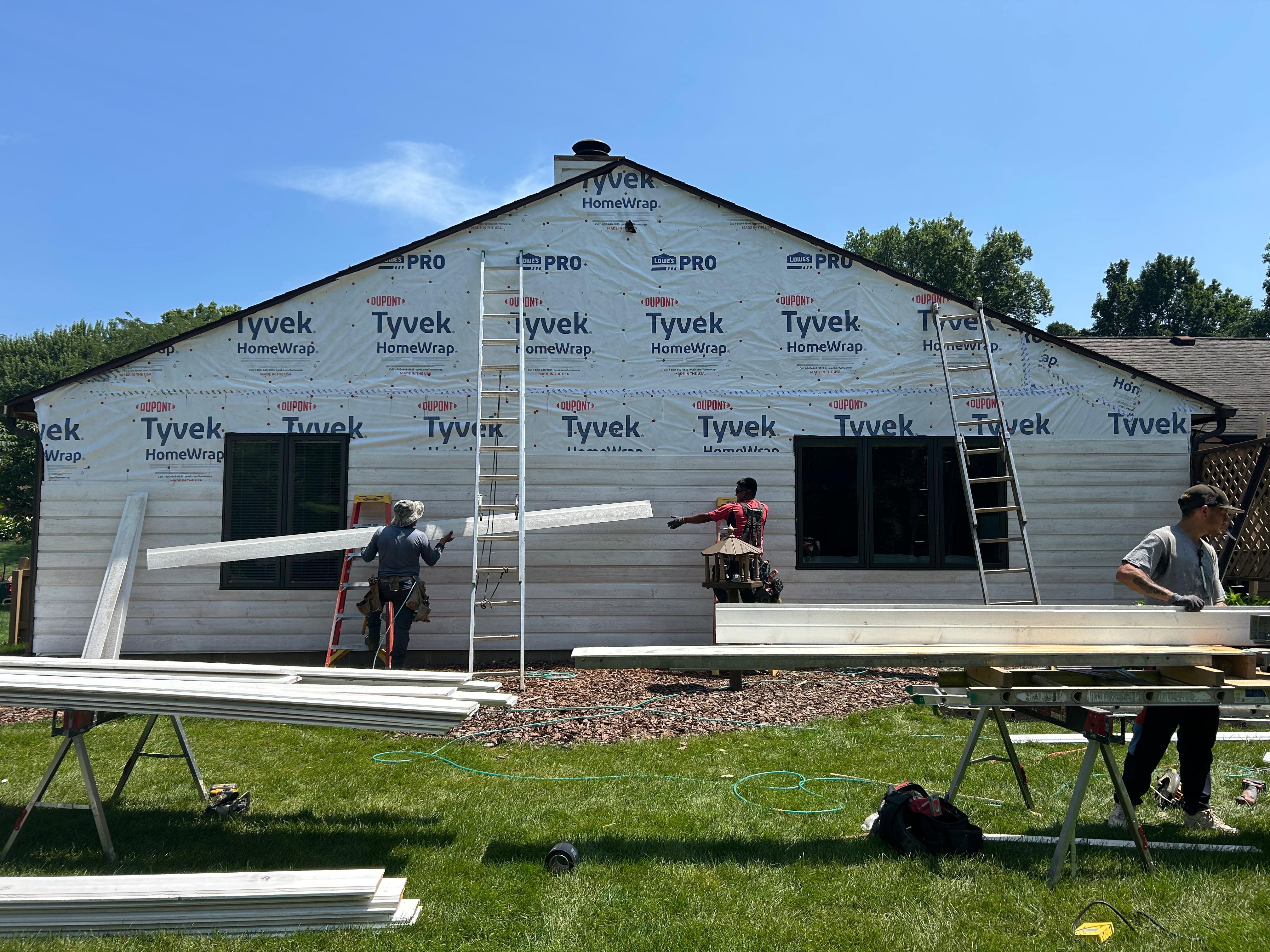 Bathroom renovation with modern fixtures